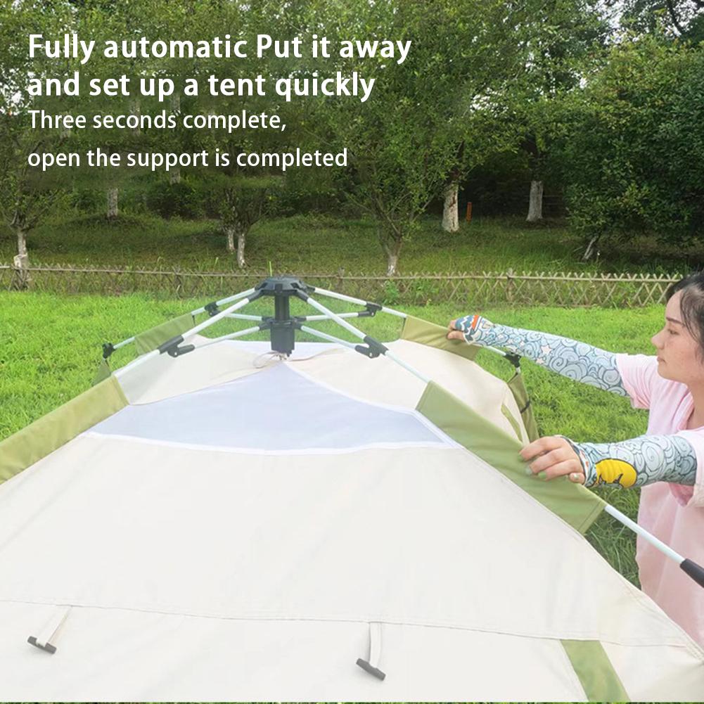Cheap Goat Tents 4 6 People Outdoor Tent Portable Folding Sun Protective Rainstorm Prevention Four sided Full Automatic Tent   